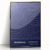 Bohemian Wall Art | Bauhaus Exhibition 1923 Boho Canvas | Flowing Line Art