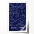 Bohemian Wall Art | Bauhaus Exhibition 1923 Boho Canvas | Flowing Line Art