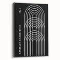 Bohemian Wall Art | Bauhaus Arched Lines Boho Canvas | Eclectic Print
