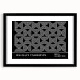 Bohemian Wall Art | Modern Monochrome Circular Boho Canvas Print