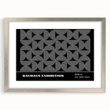 Bohemian Wall Art | Modern Monochrome Circular Boho Canvas Print