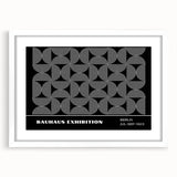 Bohemian Wall Art | Modern Monochrome Circular Boho Canvas Print