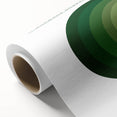 Bohemian Wall Art | Bauhaus Green Circle Gradient Canvas | Eclectic Print
