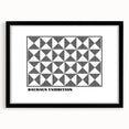 Bohemian Wall Art | Black & White Geometric Boho Canvas Print
