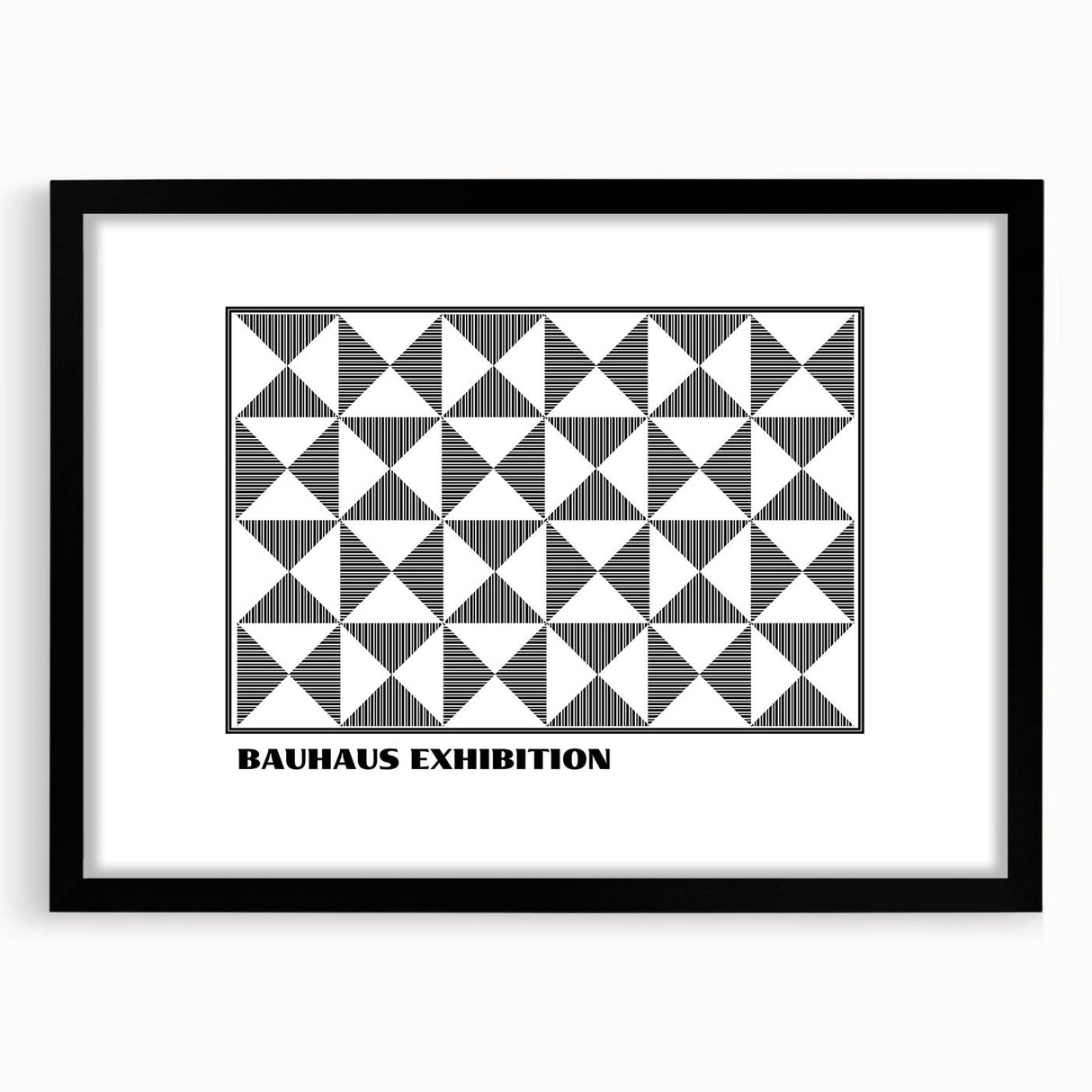 Bohemian Wall Art | Black & White Geometric Boho Canvas Print