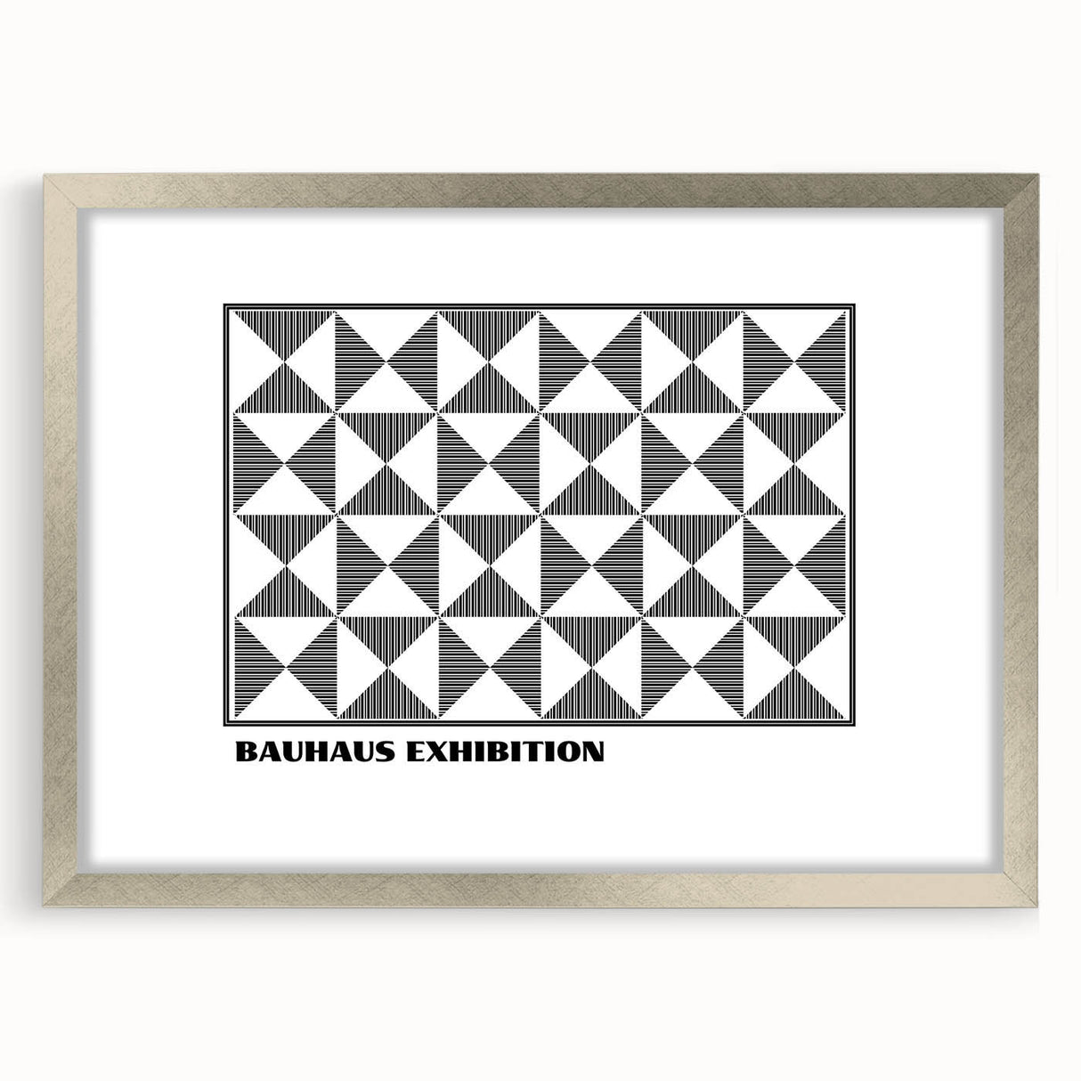 Bohemian Wall Art | Black & White Geometric Boho Canvas Print