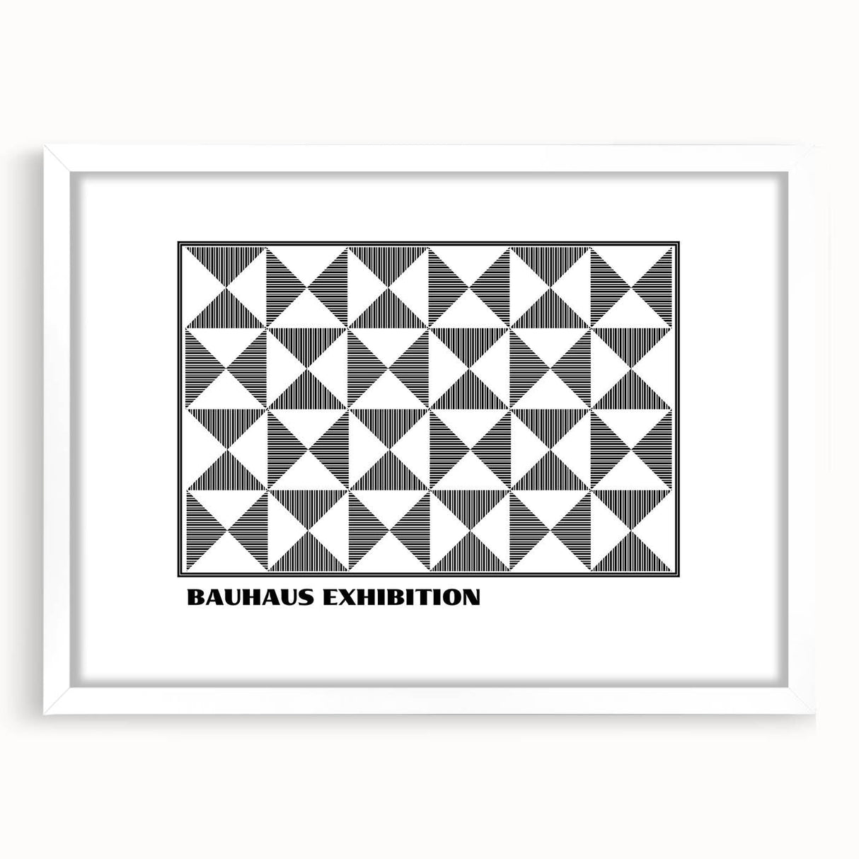 Bohemian Wall Art | Black & White Geometric Boho Canvas Print