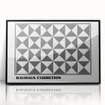Bohemian Wall Art | Black & White Geometric Boho Canvas Print