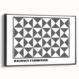 Bohemian Wall Art | Black & White Geometric Boho Canvas Print