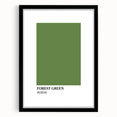 Bohemian Wall Art | Forest Green Minimalist Print | Boho Decor Canvas
