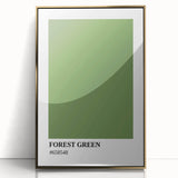Bohemian Wall Art | Forest Green Minimalist Print | Boho Decor Canvas