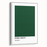 Bohemian Wall Art | Dark Green Abstract Print | Boho Decor Canvas