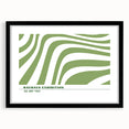 Bohemian Wall Art | Green & White Eclectic Boho Decor Canvas Print