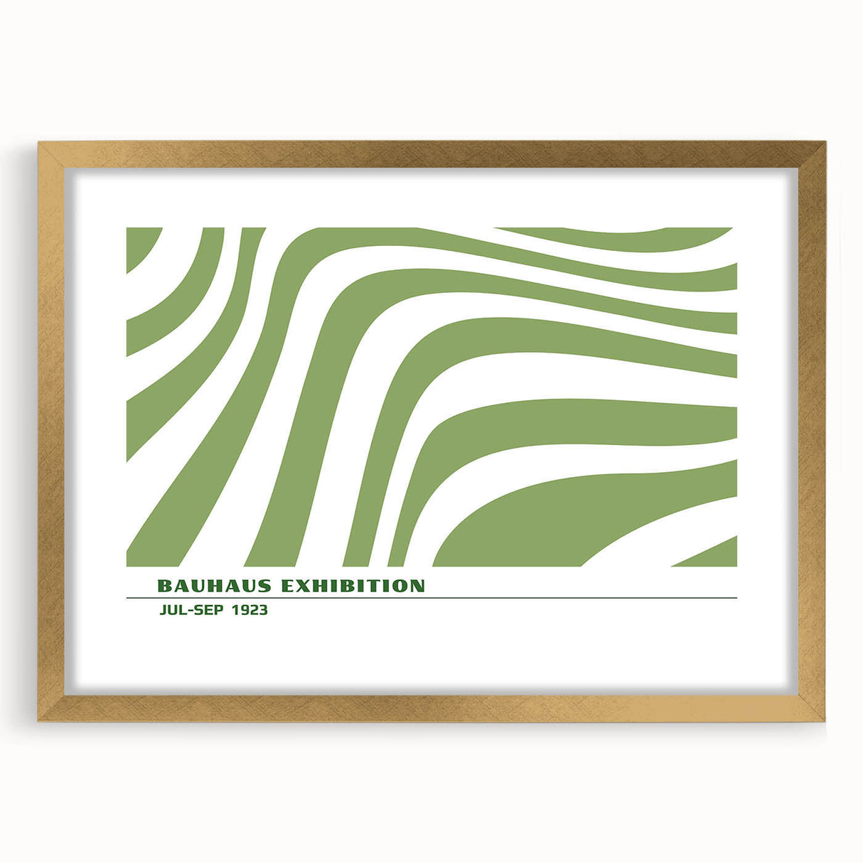 Bohemian Wall Art | Green & White Eclectic Boho Decor Canvas Print