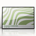 Bohemian Wall Art | Green & White Eclectic Boho Decor Canvas Print