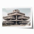 Brutalist Wall Art | Modern Industrial Architecture Concrete Design Print
