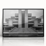 Brutalist Wall Art | Monumental Industrial Concrete Architecture Print