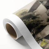 Brutalist Wall Art | Modern Concrete Structure | Industrial Design Canvas