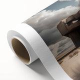Brutalist Wall Art | Modern Desert Industrial Concrete Architecture Print