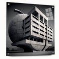 Brutalist Wall Art | Modern Industrial Geometric Print | Concrete Design