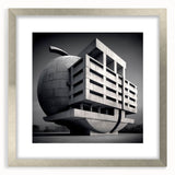 Brutalist Wall Art | Modern Industrial Geometric Print | Concrete Design