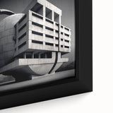 Brutalist Wall Art | Modern Industrial Geometric Print | Concrete Design