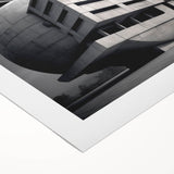 Brutalist Wall Art | Modern Industrial Geometric Print | Concrete Design