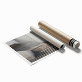 Brutalist Wall Art | Minimalist Concrete Architecture Geometric Print