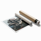 Brutalist Wall Art | Modern Geometric Architecture | Industrial Canvas Print