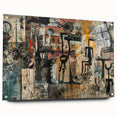 Expressive Brutalist Wall Art | Abstract Geometric Industrial Design Canvas