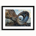 Brutalist Industrial Art | Natural Fusion with Abstract Concrete Sculpture