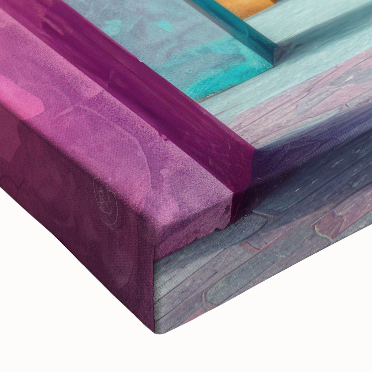 Vibrant Brutalist Wall Art | Colorful Geometric Arches in Concrete Design