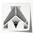 Brutalist Wall Art | Geometric Architectural Structure | Industrial Print