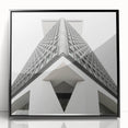 Brutalist Wall Art | Geometric Architectural Structure | Industrial Print