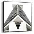Brutalist Wall Art | Geometric Architectural Structure | Industrial Print