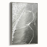 Surfer Coastal Wall Art - Nautical Beach-Themed Ocean Surfing Print Decor
