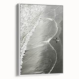 Surfer Coastal Wall Art - Nautical Beach-Themed Ocean Surfing Print Decor