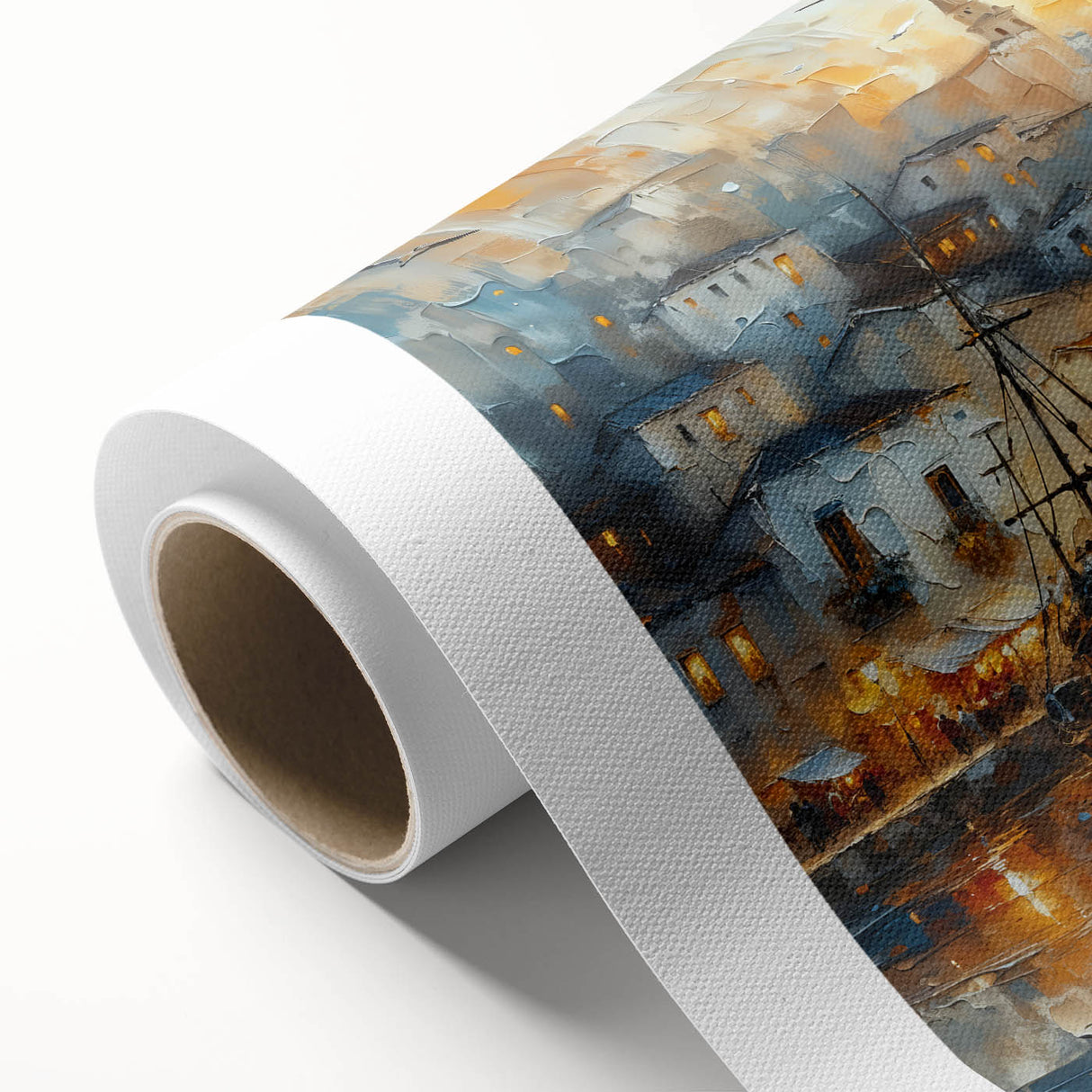 Seaside Village Coastal Wall Art – Nautical Decor for Home Interiors