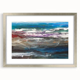 Abstract Coastal Wall Art – Oceanic Nautical Decor for Beach-Themed Homes