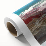 Abstract Coastal Wall Art – Oceanic Nautical Decor for Beach-Themed Homes