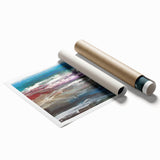 Abstract Coastal Wall Art – Oceanic Nautical Decor for Beach-Themed Homes