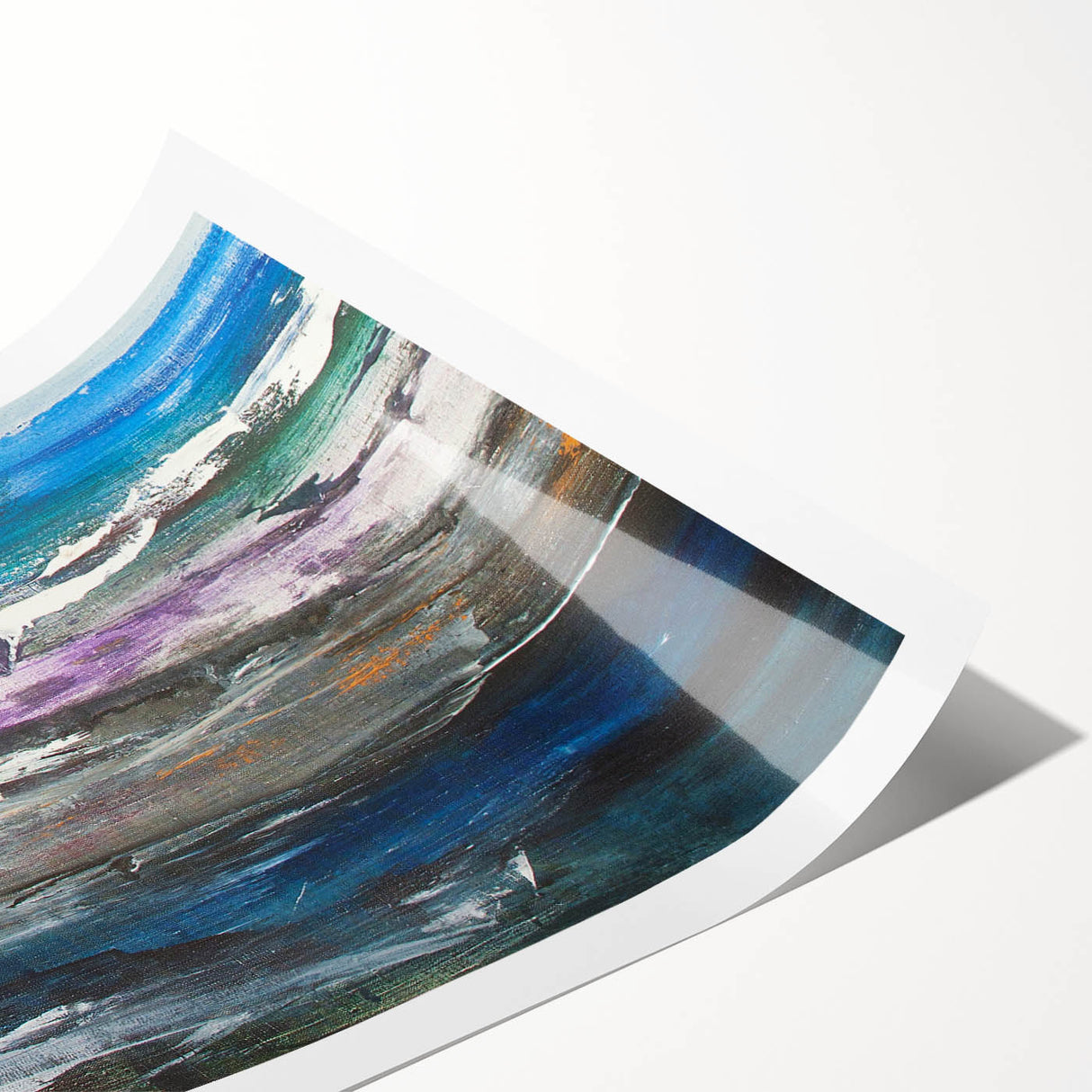 Abstract Coastal Wall Art – Oceanic Nautical Decor for Beach-Themed Homes
