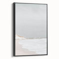 Coastal Wall Art: Minimalist Sandy Shoreline - Serene Beach Decor Print