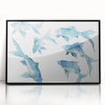 Watercolor Fish Coastal Wall Art – Ocean-Themed Nautical Print