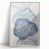 Oceanic Shells Abstract - Coastal Wall Art for Nautical Decor