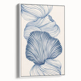 Oceanic Shells Abstract - Coastal Wall Art for Nautical Decor