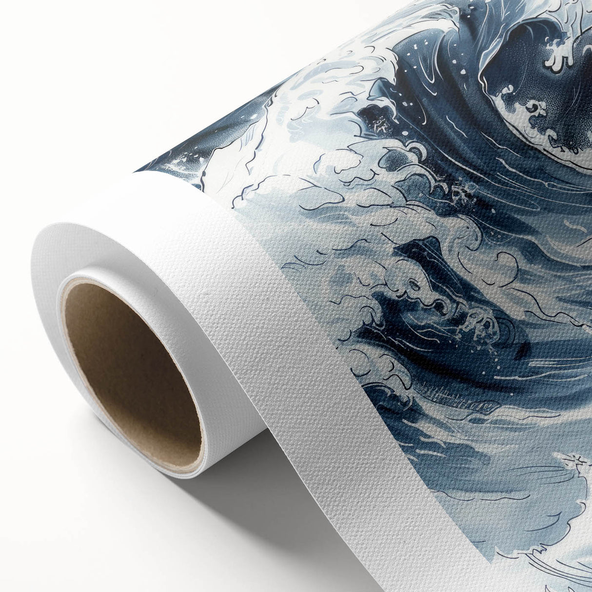 Dynamic Ocean Wave Coastal Wall Art - Nautical Seaside Decor Print