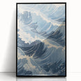 Dynamic Waves Coastal Wall Art - Nautical Ocean Decor for Interiors