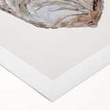 Coastal Wall Art - Nautical Oyster Shell Design for Seaside Living Decor