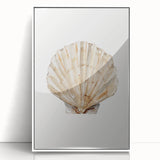 Coastal Wall Art - Nautical Seashell Beach-Themed Decor for Seaside Homes